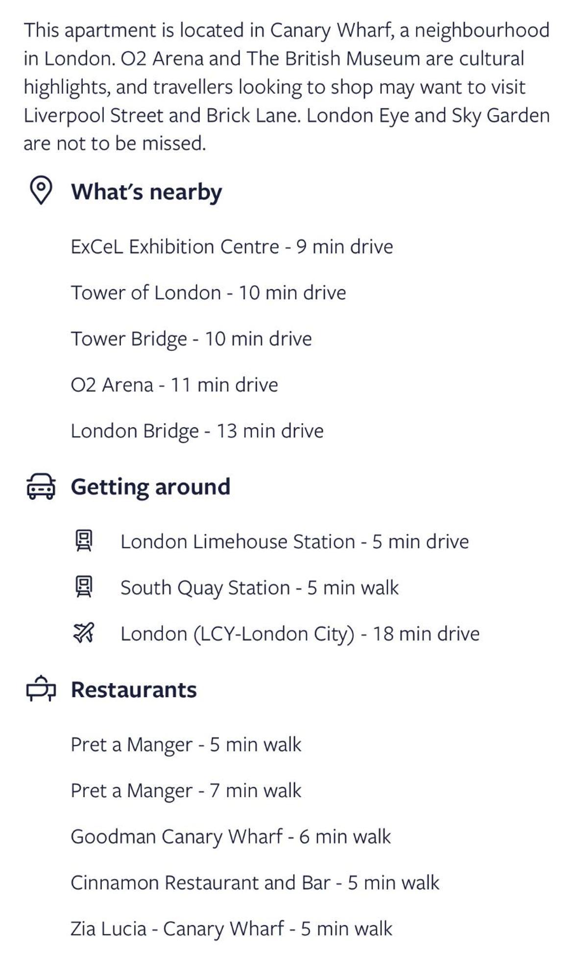Appartamento Modern 2bed 2bath Canary Wharf - Upto 5 Person Londra